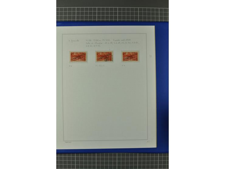 1921/34, postfrische, ungebrauchte und gestempelte, startk spezialisierte Sammlung ab Mi.-Nr. 53, bis auf Mr.-Nr. 134 kpl. bi