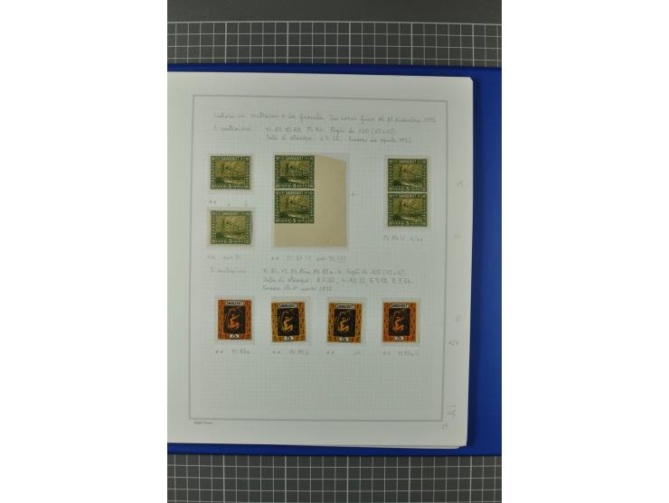 1921/34, postfrische, ungebrauchte und gestempelte, startk spezialisierte Sammlung ab Mi.-Nr. 53, bis auf Mr.-Nr. 134 kpl. bi