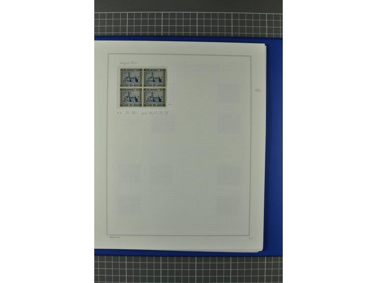 1921/34, postfrische, ungebrauchte und gestempelte, startk spezialisierte Sammlung ab Mi.-Nr. 53, bis auf Mr.-Nr. 134 kpl. bi