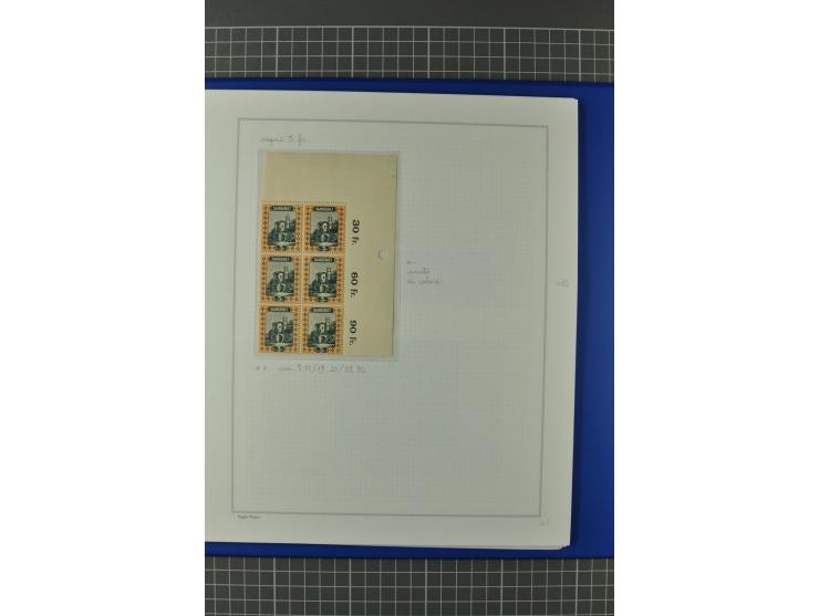 1921/34, postfrische, ungebrauchte und gestempelte, startk spezialisierte Sammlung ab Mi.-Nr. 53, bis auf Mr.-Nr. 134 kpl. bi
