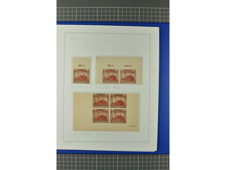 1921/34, postfrische, ungebrauchte und gestempelte, startk spezialisierte Sammlung ab Mi.-Nr. 53, bis auf Mr.-Nr. 134 kpl. bi