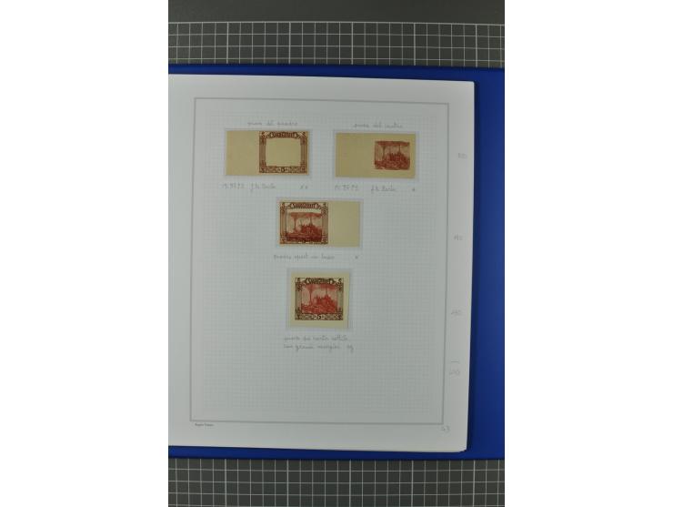1921/34, postfrische, ungebrauchte und gestempelte, startk spezialisierte Sammlung ab Mi.-Nr. 53, bis auf Mr.-Nr. 134 kpl. bi