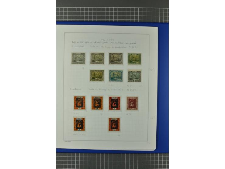 1921/34, postfrische, ungebrauchte und gestempelte, startk spezialisierte Sammlung ab Mi.-Nr. 53, bis auf Mr.-Nr. 134 kpl. bi