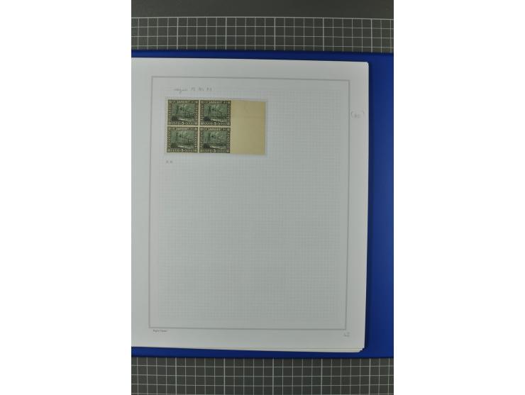 1921/34, postfrische, ungebrauchte und gestempelte, startk spezialisierte Sammlung ab Mi.-Nr. 53, bis auf Mr.-Nr. 134 kpl. bi
