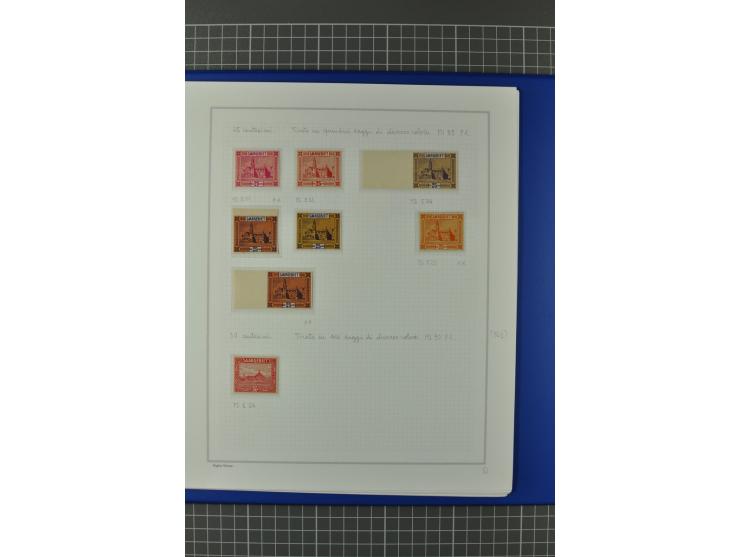 1921/34, postfrische, ungebrauchte und gestempelte, startk spezialisierte Sammlung ab Mi.-Nr. 53, bis auf Mr.-Nr. 134 kpl. bi