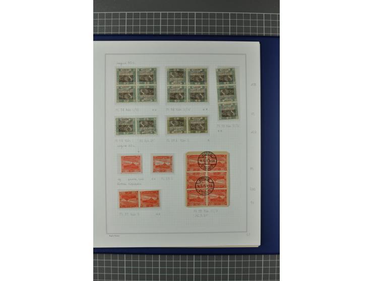 1921/34, postfrische, ungebrauchte und gestempelte, startk spezialisierte Sammlung ab Mi.-Nr. 53, bis auf Mr.-Nr. 134 kpl. bi