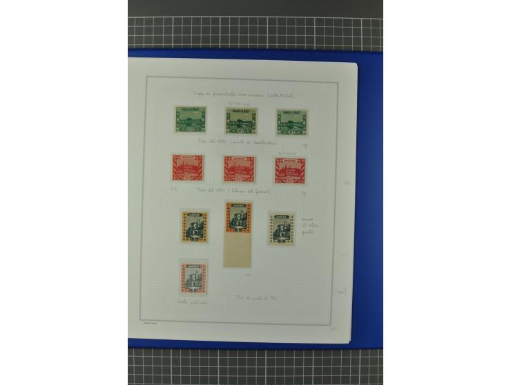 1921/34, postfrische, ungebrauchte und gestempelte, startk spezialisierte Sammlung ab Mi.-Nr. 53, bis auf Mr.-Nr. 134 kpl. bi