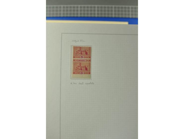 1921/34, postfrische, ungebrauchte und gestempelte, startk spezialisierte Sammlung ab Mi.-Nr. 53, bis auf Mr.-Nr. 134 kpl. bi