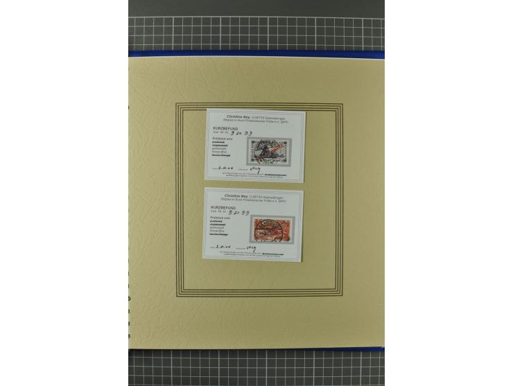 1921/34, postfrische, ungebrauchte und gestempelte, startk spezialisierte Sammlung ab Mi.-Nr. 53, bis auf Mr.-Nr. 134 kpl. bi