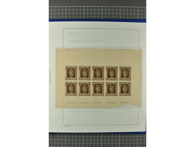 1921/34, postfrische, ungebrauchte und gestempelte, startk spezialisierte Sammlung ab Mi.-Nr. 53, bis auf Mr.-Nr. 134 kpl. bi
