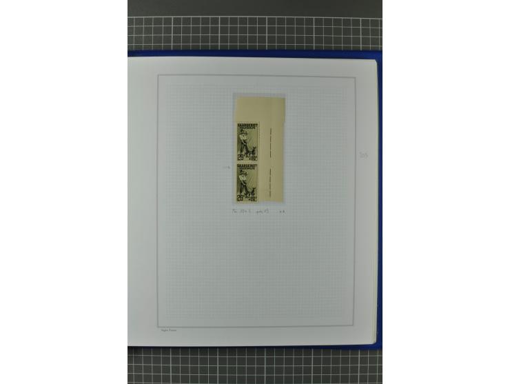 1921/34, postfrische, ungebrauchte und gestempelte, startk spezialisierte Sammlung ab Mi.-Nr. 53, bis auf Mr.-Nr. 134 kpl. bi