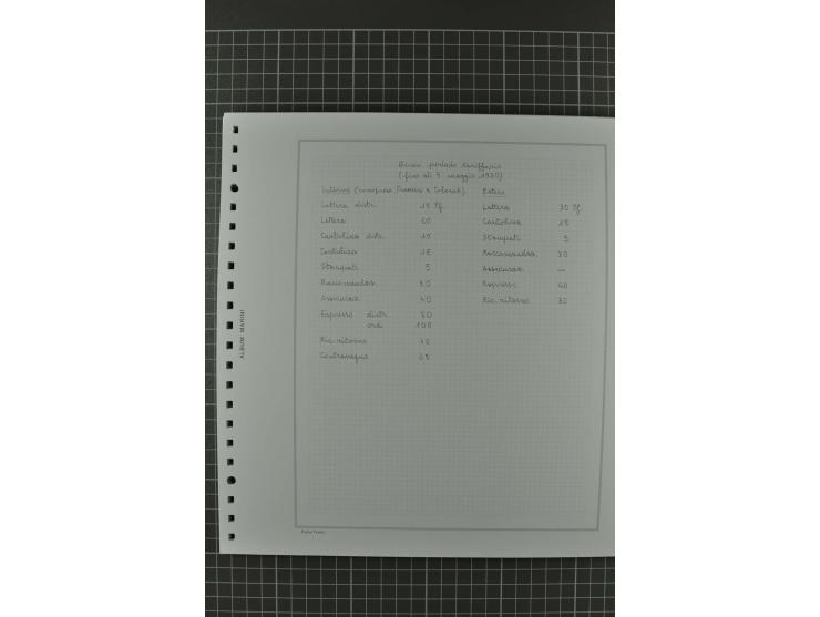 1920/21, 3bändige Sammlung mit ca. 180 Briefen und Karten ab den Armeepostämtern, dabei Mischfrankaturen mit Dt.Reich, Wertbr