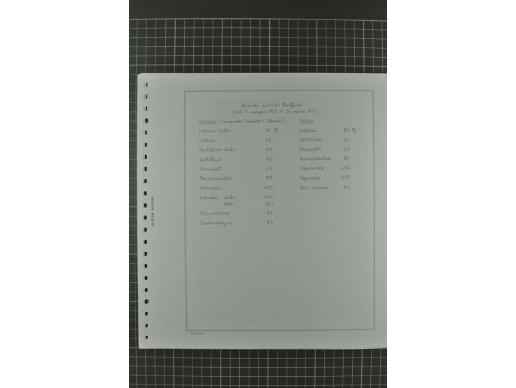 1920/21, 3bändige Sammlung mit ca. 180 Briefen und Karten ab den Armeepostämtern, dabei Mischfrankaturen mit Dt.Reich, Wertbr