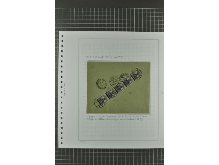 1920/21, 3bändige Sammlung mit ca. 180 Briefen und Karten ab den Armeepostämtern, dabei Mischfrankaturen mit Dt.Reich, Wertbr