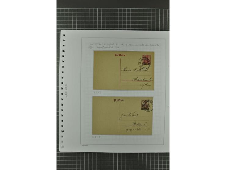 1920/21, 3bändige Sammlung mit ca. 180 Briefen und Karten ab den Armeepostämtern, dabei Mischfrankaturen mit Dt.Reich, Wertbr
