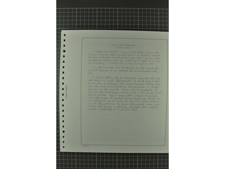 1920/21, 3bändige Sammlung mit ca. 180 Briefen und Karten ab den Armeepostämtern, dabei Mischfrankaturen mit Dt.Reich, Wertbr