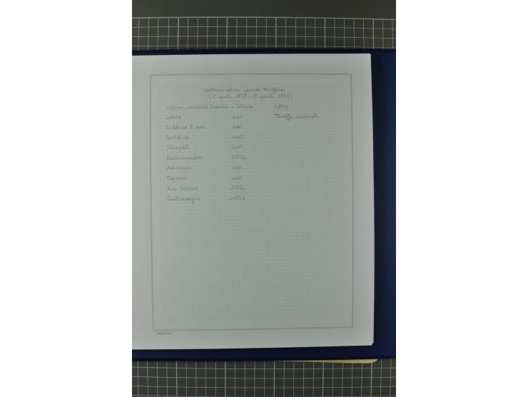 1921/34, Sammlung von über 250 Briefen und Karten in drei Alben, dabei Einzel und Mehrfachfrankaturen, Paketkarten, Wertbrief