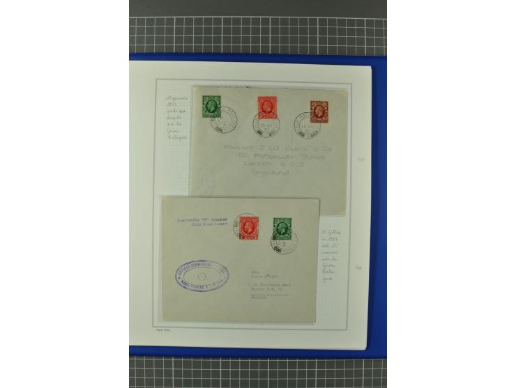FELDPOST DER BESATZUNGSTRUPPEN: 1935, 25 meist Bedarfsbelege der britischen, Italienischen und Schwedischen Truppen, dabei di
