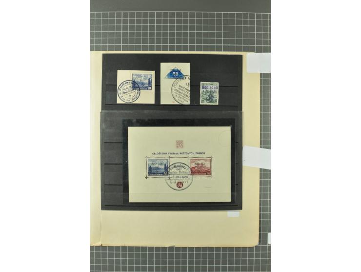 1938, Asch, Karlsbade, Reichenberg-Maffersdorf und Rumburg, hochinteressante ungebrauchte/postfrische und gestempelte Partie,