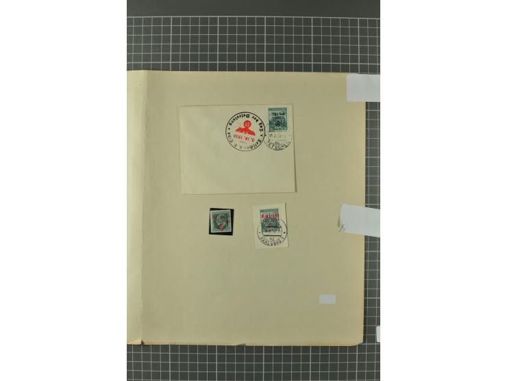 1938, Asch, Karlsbade, Reichenberg-Maffersdorf und Rumburg, hochinteressante ungebrauchte/postfrische und gestempelte Partie,