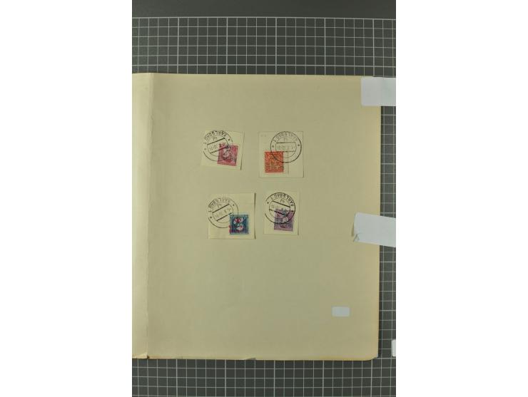 1938, Asch, Karlsbade, Reichenberg-Maffersdorf und Rumburg, hochinteressante ungebrauchte/postfrische und gestempelte Partie,