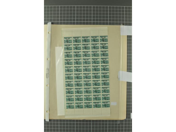 1938, Asch, Karlsbade, Reichenberg-Maffersdorf und Rumburg, hochinteressante ungebrauchte/postfrische und gestempelte Partie,