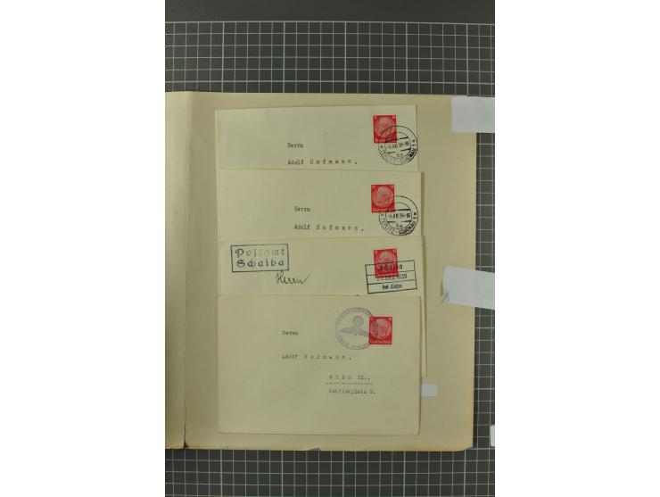 1938, Asch, Karlsbade, Reichenberg-Maffersdorf und Rumburg, hochinteressante ungebrauchte/postfrische und gestempelte Partie,