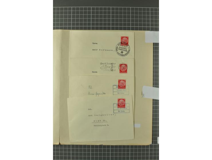 1938, Asch, Karlsbade, Reichenberg-Maffersdorf und Rumburg, hochinteressante ungebrauchte/postfrische und gestempelte Partie,