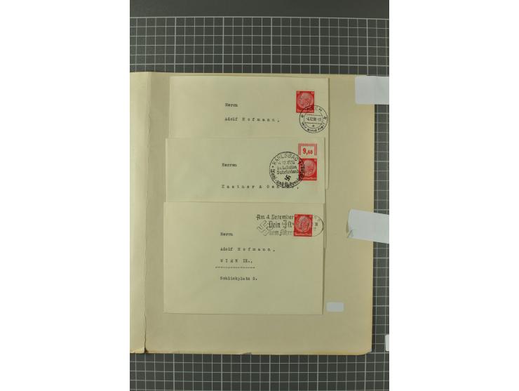 1938, Asch, Karlsbade, Reichenberg-Maffersdorf und Rumburg, hochinteressante ungebrauchte/postfrische und gestempelte Partie,