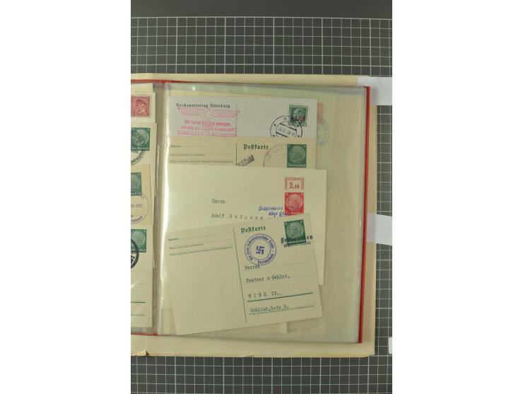 1938, Asch, Karlsbade, Reichenberg-Maffersdorf und Rumburg, hochinteressante ungebrauchte/postfrische und gestempelte Partie,