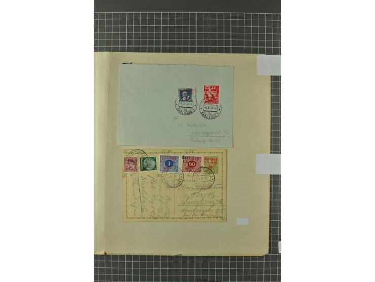 1938, Asch, Karlsbade, Reichenberg-Maffersdorf und Rumburg, hochinteressante ungebrauchte/postfrische und gestempelte Partie,