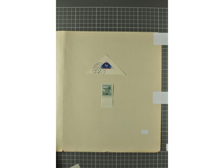 1938, Asch, Karlsbade, Reichenberg-Maffersdorf und Rumburg, hochinteressante ungebrauchte/postfrische und gestempelte Partie,