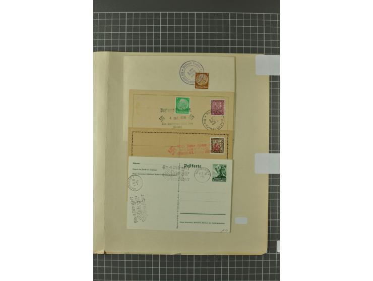 1938, Asch, Karlsbade, Reichenberg-Maffersdorf und Rumburg, hochinteressante ungebrauchte/postfrische und gestempelte Partie,