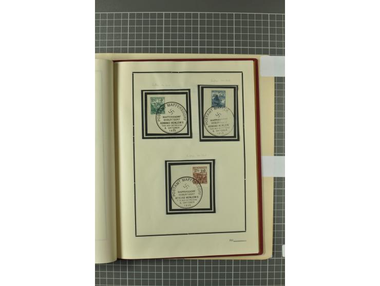1938, Asch, Karlsbade, Reichenberg-Maffersdorf und Rumburg, hochinteressante ungebrauchte/postfrische und gestempelte Partie,