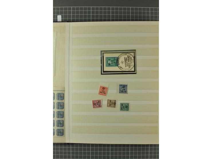 1938, Asch, Karlsbade, Reichenberg-Maffersdorf und Rumburg, hochinteressante ungebrauchte/postfrische und gestempelte Partie,
