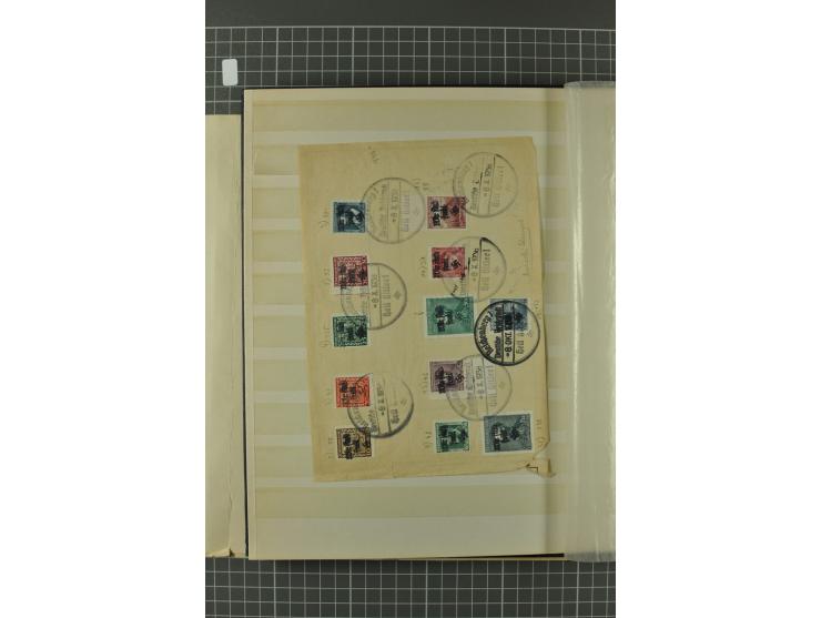 1938, Asch, Karlsbade, Reichenberg-Maffersdorf und Rumburg, hochinteressante ungebrauchte/postfrische und gestempelte Partie,