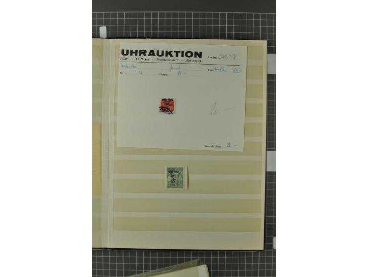 1938, Asch, Karlsbade, Reichenberg-Maffersdorf und Rumburg, hochinteressante ungebrauchte/postfrische und gestempelte Partie,