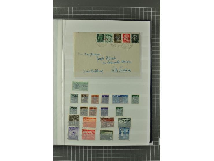 1939/1945, umfangreiche, meist gestempelte und ungebrauchte/postfrische Sammlung von Albanien bis Zara mit vielen kpl. und be