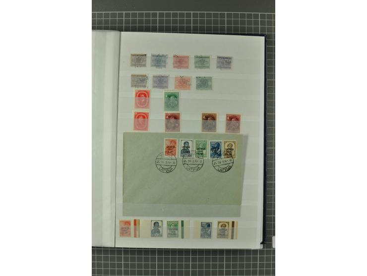 1939/1945, umfangreiche, meist gestempelte und ungebrauchte/postfrische Sammlung von Albanien bis Zara mit vielen kpl. und be