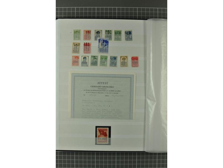 1939/1945, umfangreiche, meist gestempelte und ungebrauchte/postfrische Sammlung von Albanien bis Zara mit vielen kpl. und be