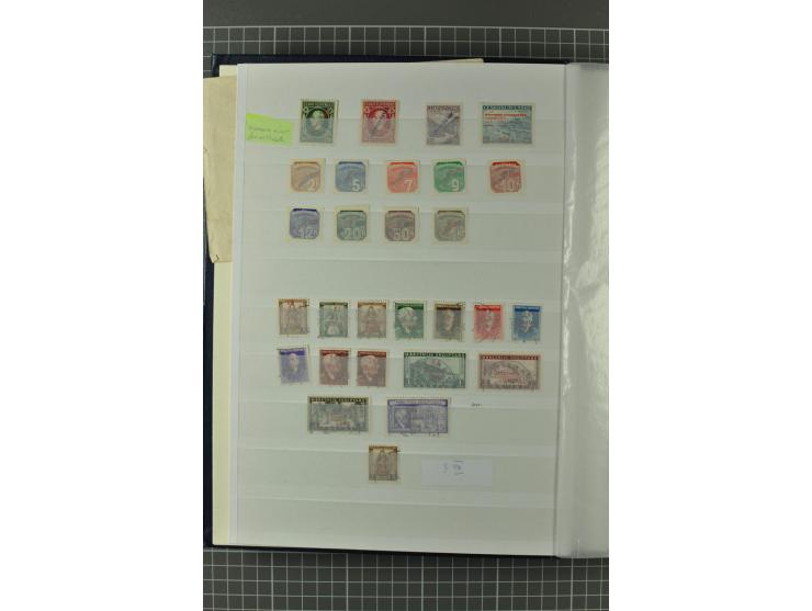 1939/1945, umfangreiche, meist gestempelte und ungebrauchte/postfrische Sammlung von Albanien bis Zara mit vielen kpl. und be