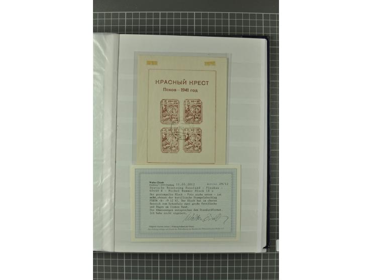 1939/1945, umfangreiche, meist gestempelte und ungebrauchte/postfrische Sammlung von Albanien bis Zara mit vielen kpl. und be