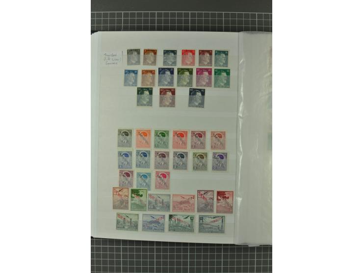 1939/1945, umfangreiche, meist gestempelte und ungebrauchte/postfrische Sammlung von Albanien bis Zara mit vielen kpl. und be