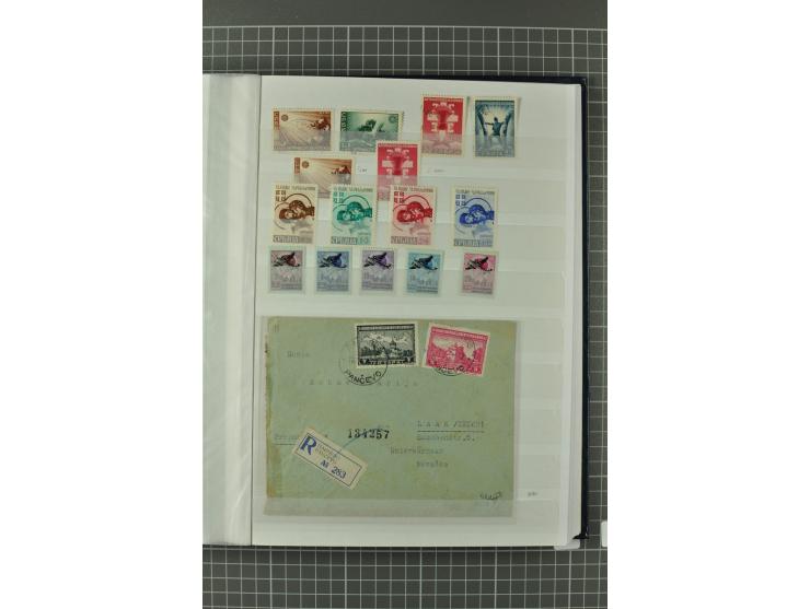 1939/1945, umfangreiche, meist gestempelte und ungebrauchte/postfrische Sammlung von Albanien bis Zara mit vielen kpl. und be