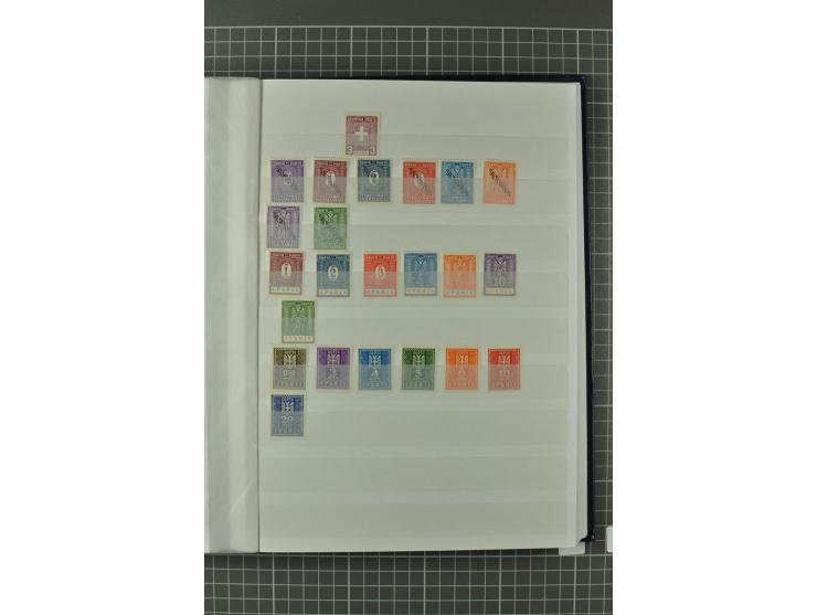 1939/1945, umfangreiche, meist gestempelte und ungebrauchte/postfrische Sammlung von Albanien bis Zara mit vielen kpl. und be