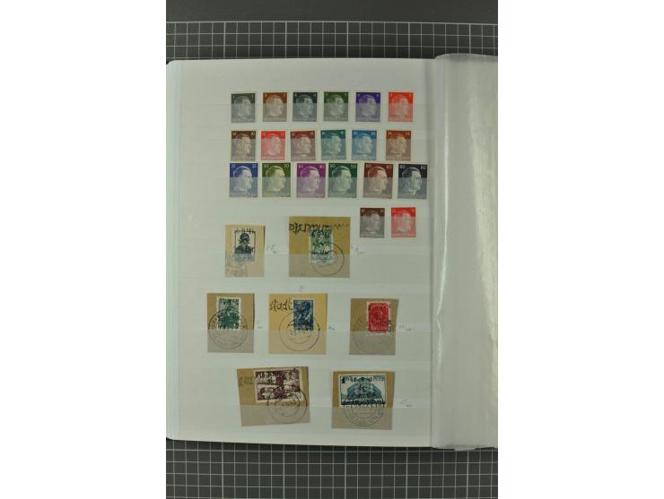 1939/1945, umfangreiche, meist gestempelte und ungebrauchte/postfrische Sammlung von Albanien bis Zara mit vielen kpl. und be