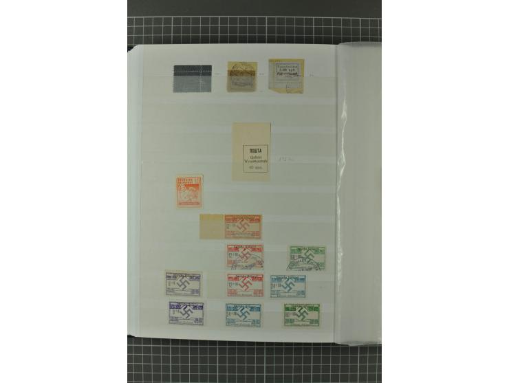 1939/1945, umfangreiche, meist gestempelte und ungebrauchte/postfrische Sammlung von Albanien bis Zara mit vielen kpl. und be