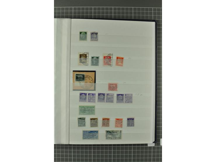 1939/1945, umfangreiche, meist gestempelte und ungebrauchte/postfrische Sammlung von Albanien bis Zara mit vielen kpl. und be