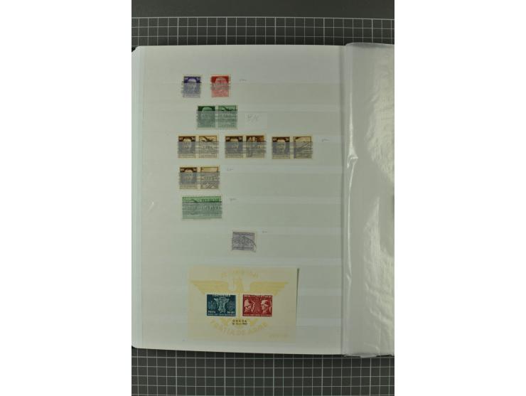 1939/1945, umfangreiche, meist gestempelte und ungebrauchte/postfrische Sammlung von Albanien bis Zara mit vielen kpl. und be