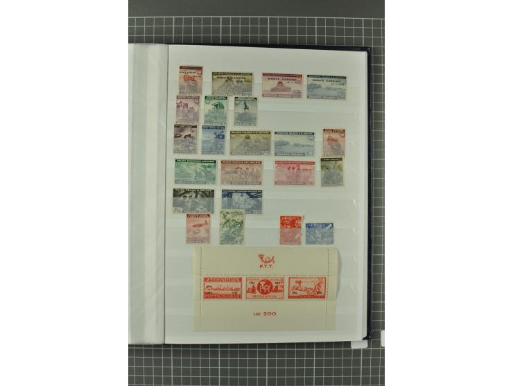 1939/1945, umfangreiche, meist gestempelte und ungebrauchte/postfrische Sammlung von Albanien bis Zara mit vielen kpl. und be